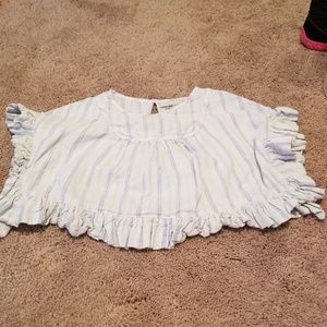 Toddler poncho style top